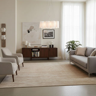 Luminara Glass Chandelier-Neutral Decor