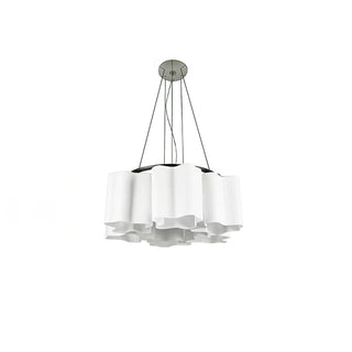 Luminara Glass Chandelier-Neutral Decor