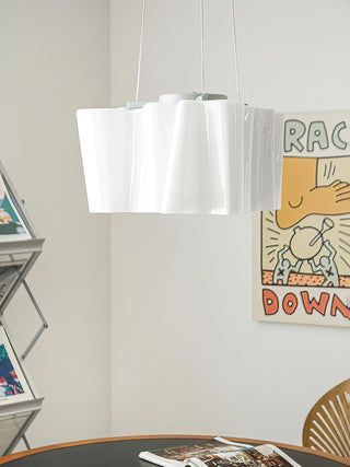 Luminara Glass Chandelier-Neutral Decor