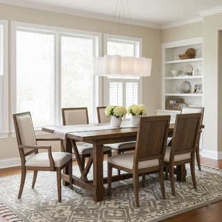 Luminara Glass Chandelier-Neutral Decor