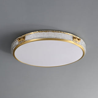 Evvine Lampe Plafonnier en Verre Minimaliste Moderne