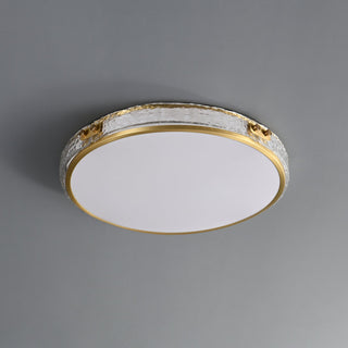 Evvine Lampe Plafonnier en Verre Minimaliste Moderne