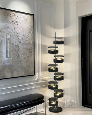 Lynix Lampadaire en Bois