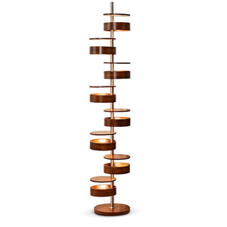 Lynix Lampadaire en Bois