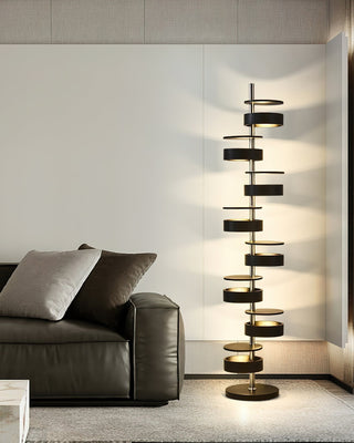 Lynix Lampadaire en Bois