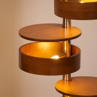 Lynix Lampadaire en Bois