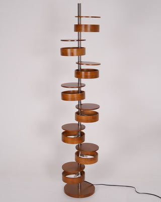 Lynix Lampadaire en Bois
