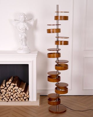 Lynix Lampadaire en Bois
