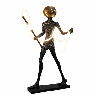 Luminous Voyager Sculpture Lamp-Neutral Decor