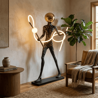 Luminous Voyager Sculpture Lamp-Neutral Decor