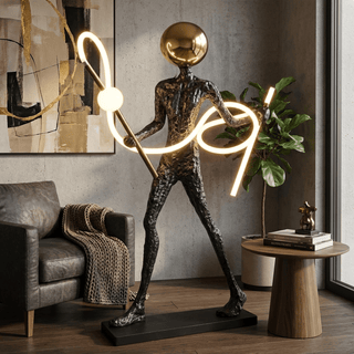 Luminous Voyager Sculpture Lamp-Neutral Decor