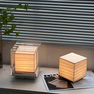 Pryn Lampe de Table Cube
