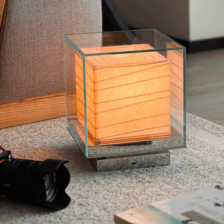 Pryn Lampe de Table Cube