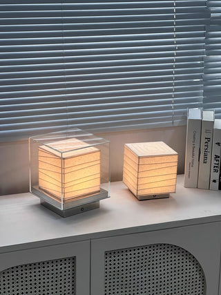 Pryn Lampe de Table Cube