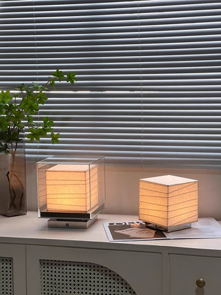 Pryn Lampe de Table Cube