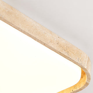 Aisle Lumière de Plafond Carrée en Travertin