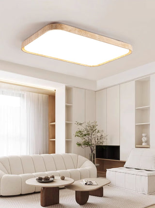 Aisle Lumière de Plafond Carrée en Travertin