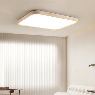 Aisle Lumière de Plafond Carrée en Travertin