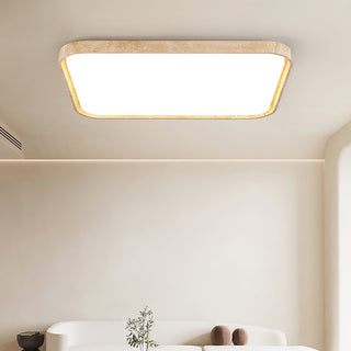 Aisle Lumière de Plafond Carrée en Travertin