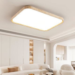 Aisle Lumière de Plafond Carrée en Travertin
