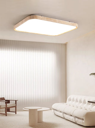Aisle Lumière de Plafond Carrée en Travertin