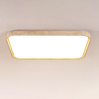Aisle Lumière de Plafond Carrée en Travertin