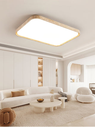 Aisle Lumière de Plafond Carrée en Travertin