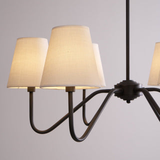 Aurvarira Lustre Classique Noir en Tissu Lumos