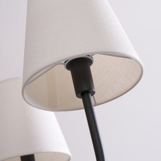 Aurvarira Lustre Classique Noir en Tissu Lumos