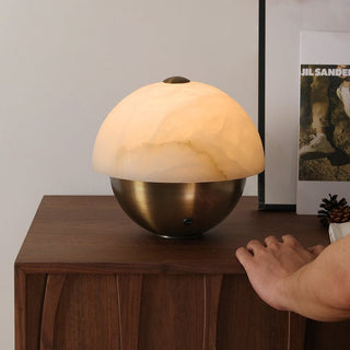 Crol Mini Lampe de Table en Albâtre