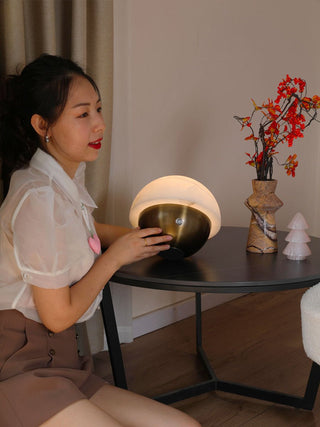Crol Mini Lampe de Table en Albâtre