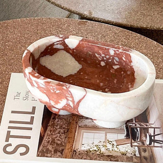 Luna Marble Tray-Neutral Decor
