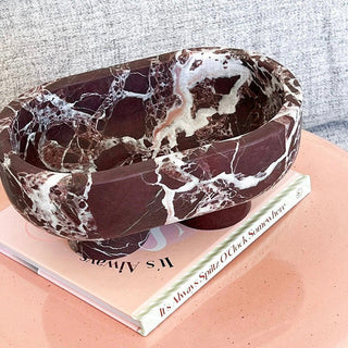 Luna Marble Tray-Neutral Decor