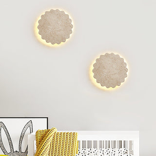 Luna Scallop Wall Lamp-Neutral Decor