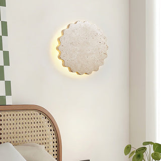 Luna Scallop Wall Lamp-Neutral Decor