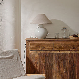 Lumina Opal Ceramic Table Lamp-Neutral Decor