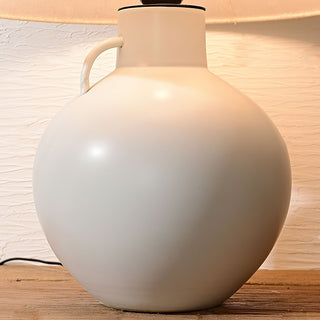 Lumina Opal Ceramic Table Lamp-Neutral Decor