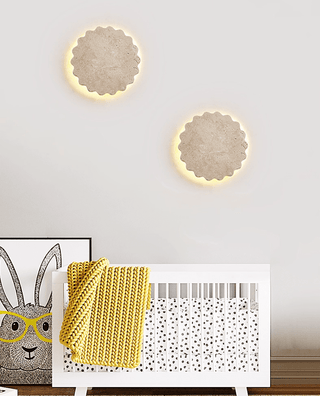 Luna Scallop Wall Lamp-Neutral Decor