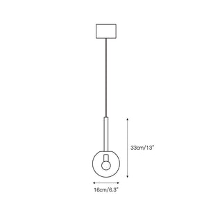 Vetheel Suspension Métal Verre Nuage Traditionnel
