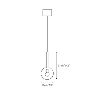 Vetheel Suspension Métal Verre Nuage Traditionnel
