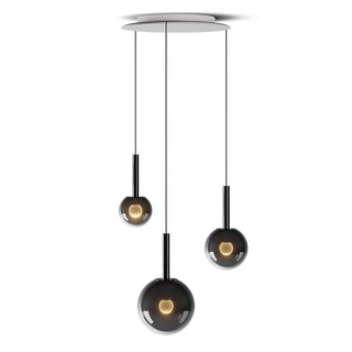 Vetheel Suspension Métal Verre Nuage Traditionnel