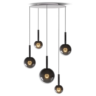 Vetheel Suspension Métal Verre Nuage Traditionnel