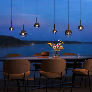 Vetheel Suspension Métal Verre Nuage Traditionnel