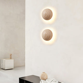 Nyvarion Applique Murale Minimaliste en Travertin
