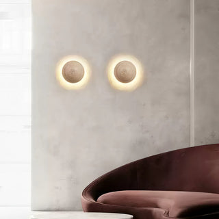 Nyvarion Applique Murale Minimaliste en Travertin