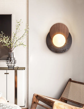Lunar Embrace Sconce-Neutral Decor