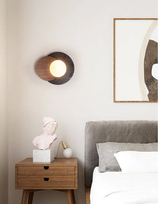 Lunar Embrace Sconce-Neutral Decor