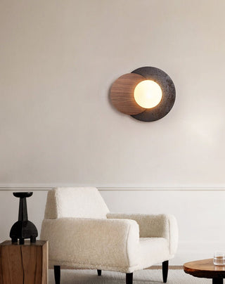 Lunar Embrace Sconce-Neutral Decor
