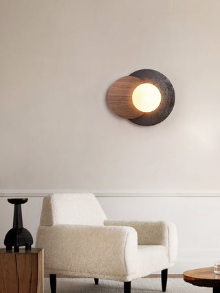 Lunar Embrace Sconce-Neutral Decor
