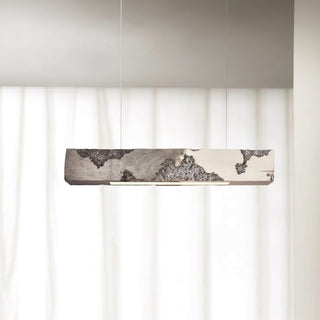 Lunar Gleam Suspension Texturée Minimaliste Céleste-Luire